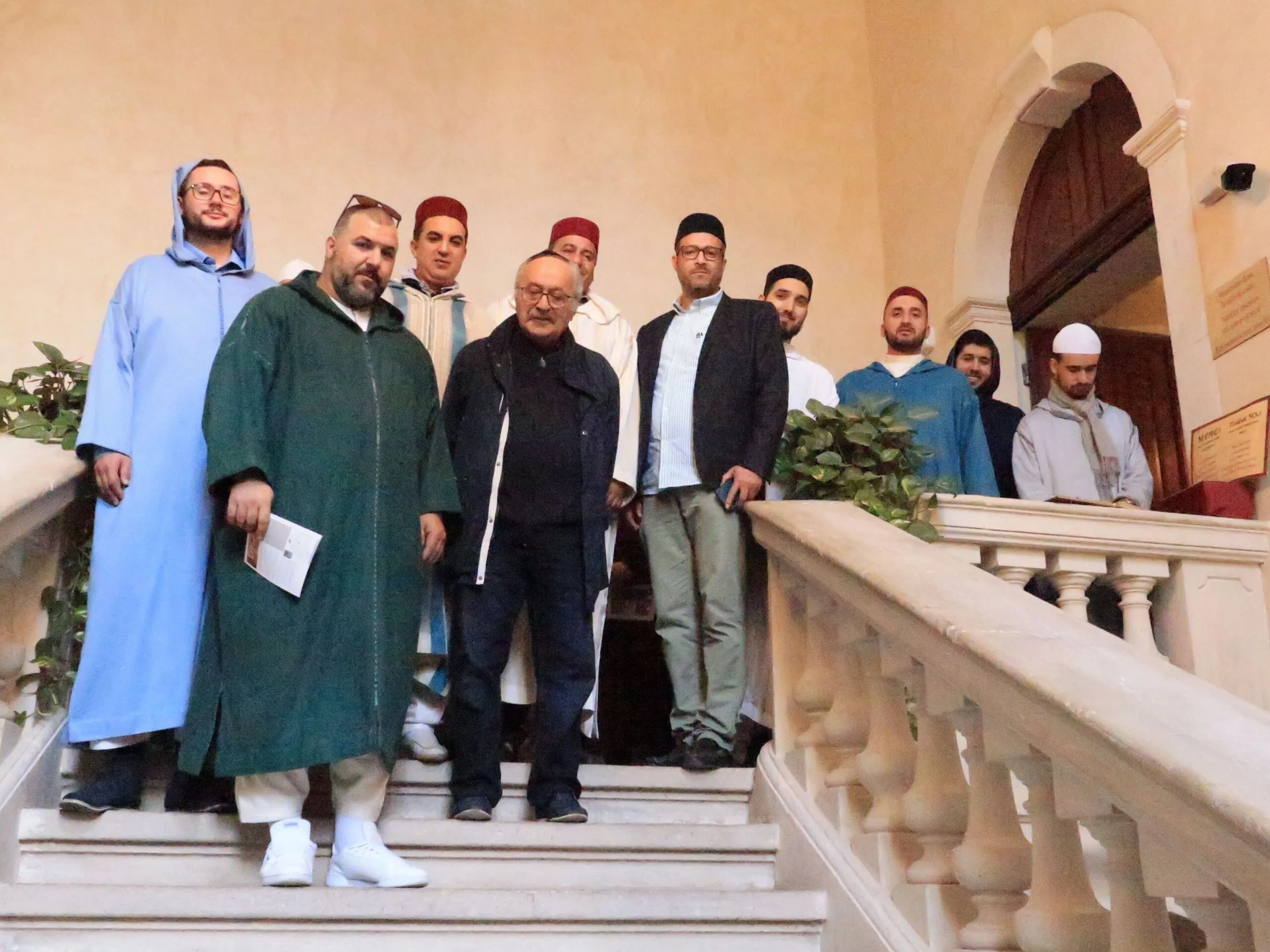 Visite des imams à la synagogue de Carpentras le 01 Novembre 2022